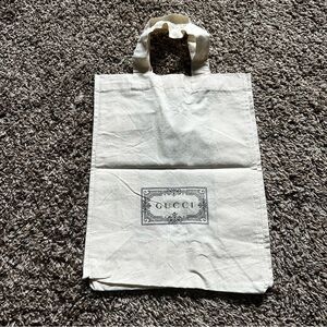 Gucci Shopping Tote Canvas Fabric Bag